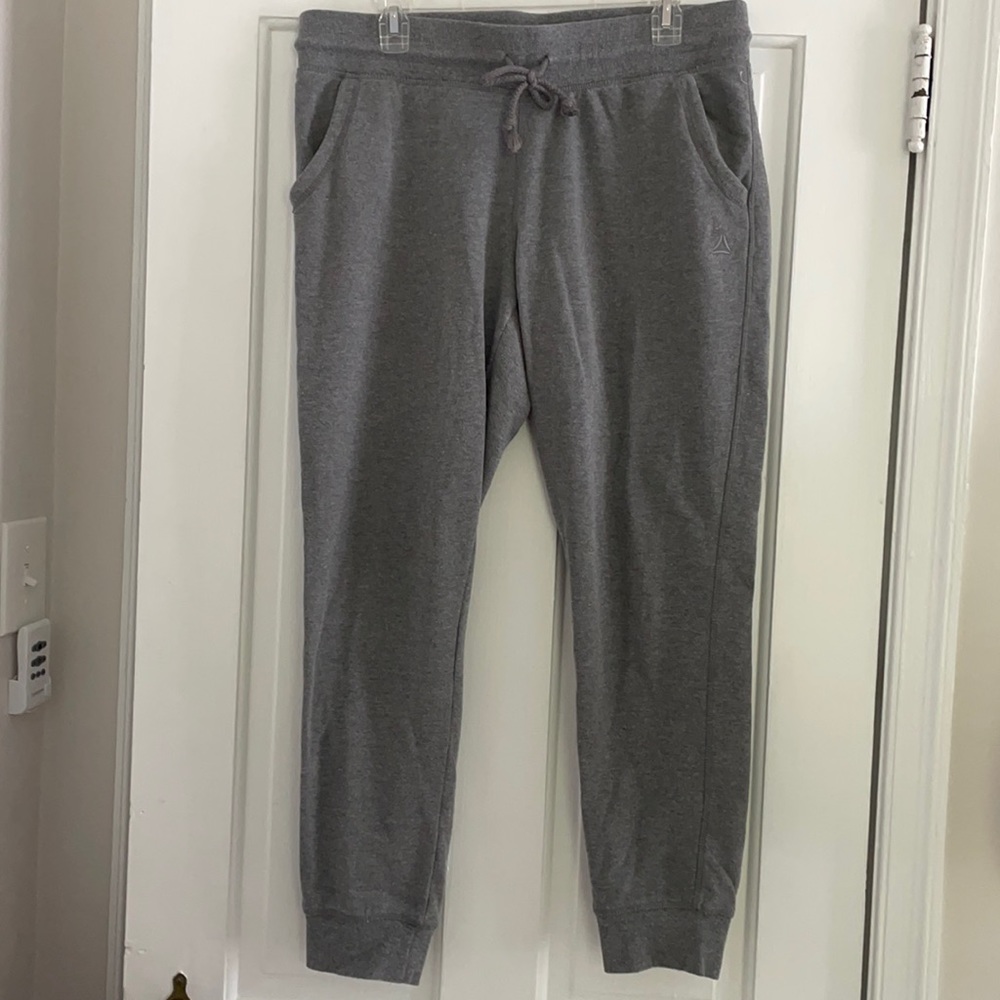 Reebok Gray Sweatpants L